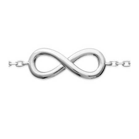 Bracelet argent symbole infini