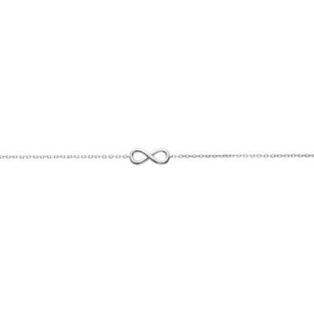 Bracelet argent symbole infini