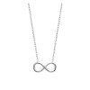 Collier argent symbole infini de 19mm