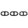 Bracelet argent céramique noir