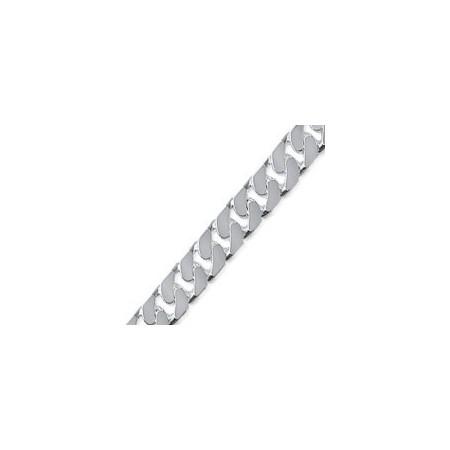 Chaîne en argent maille gourmette 4 mm