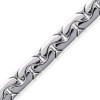 Chaîne en argent maille haricot 3 mm