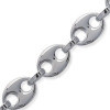 Chaîne en argent maille grains café 4,90 mm