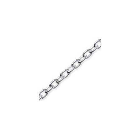 Chaîne en argent maille forçat bombée 0,90 mm