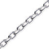 Chaîne en argent maille forçat bombée 0,90 mm