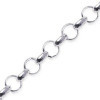 Chaîne en argent maille jaseron allégée 2 mm