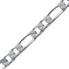 Chaîne en argent maille figaro 4 mm - Bijouterieonline.com
