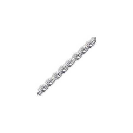 Chaîne en argent maille corde ronde 1,50 mm