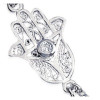 Parure de main en argent avec main de fatma filigranée