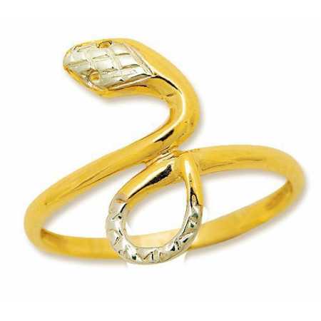 Bague alais serpent en or