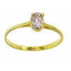 Bague alizea en or avec améthyste