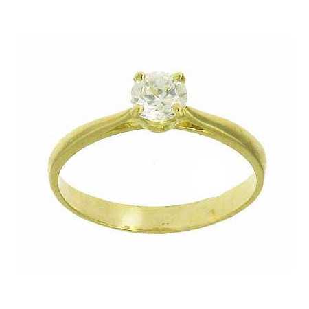 Bague alwena en or avec zirconia