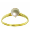 Bague amanda en or avec perle de culture