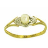 Bague annaël en or avec perle de culture