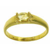 Bague anya en or avec citrine