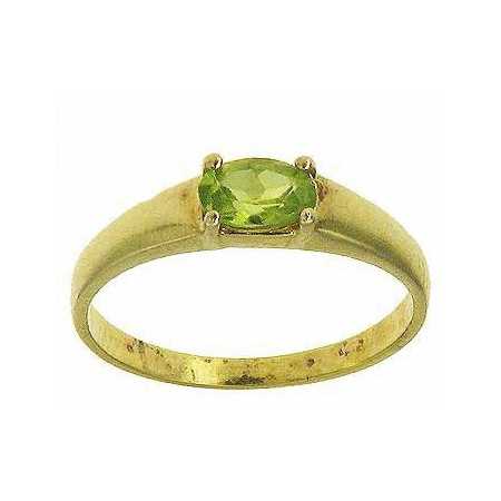 Bague anyssa en or avec peridot