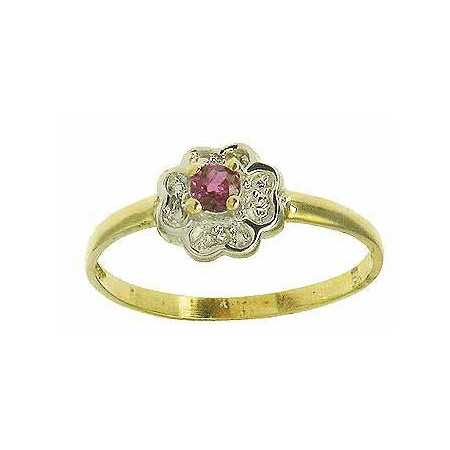 Bague armony en or avec rubis