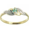 Bague carla en or avec émeraude