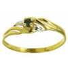 Bague corentine en or avec saphir