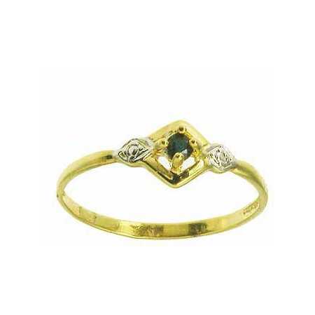 Bague deborah en or avec saphir