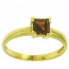 Bague dorcas en or avec grenat