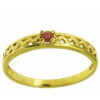 Bague dounya en or avec rubis