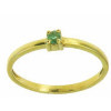 Bague elfriede en or avec émeraude