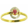 Bague elina en or avec rubis