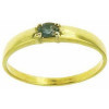 Bague mixte élise en or avec saphir
