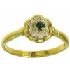 Bague eloïse en or avec saphir