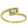 Bague emelie en or avec améthyste