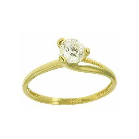 Bague eva en or avec zirconia