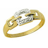 Bague fanelie en or avec diamants