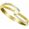 Bague hasna en or avec zirconia
