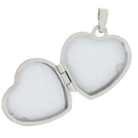 Pendentif cassolette coeur en argent. - Bijouterieonline.com