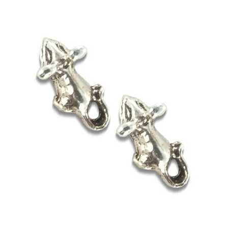 Clous d'oreilles souris en argent