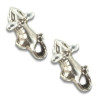 Clous d'oreilles souris en argent