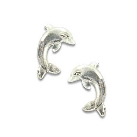 Clous d'oreilles dauphins en argent