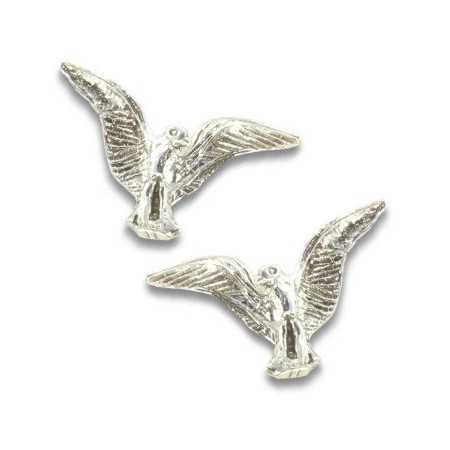 Clous d'oreilles aigles en argent