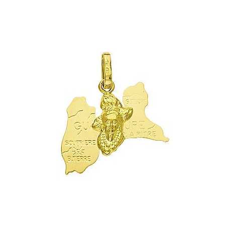 Pendentif en or Guadeloupe