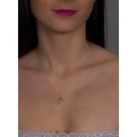 Pendentif ange et trompette en argent - Bijouterieonline.com