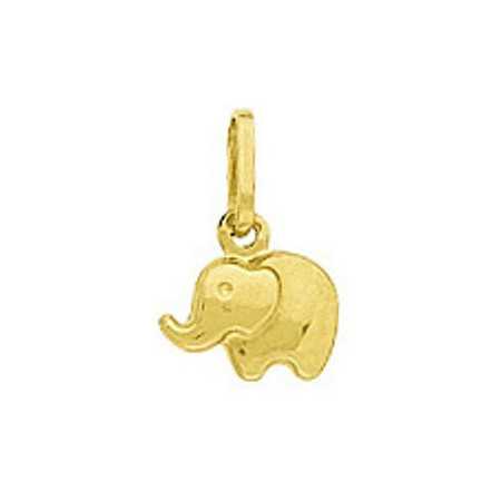 Pendentif breloque éléphant en or