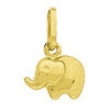 Pendentif breloque éléphant en or