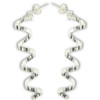 Boucles d'oreilles ADN en argent