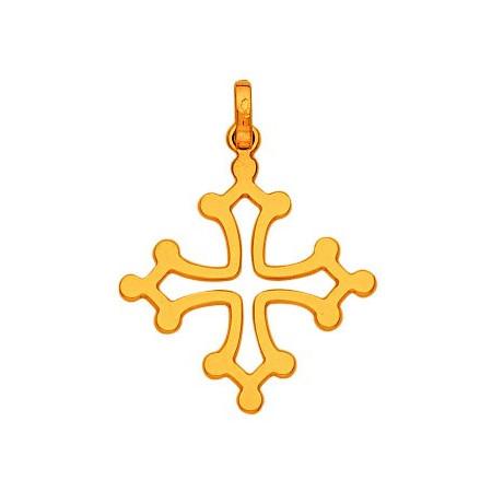 Pendentif croix du Languedoc en or