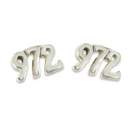 Clous d'oreilles en argent - 972 - Martinique