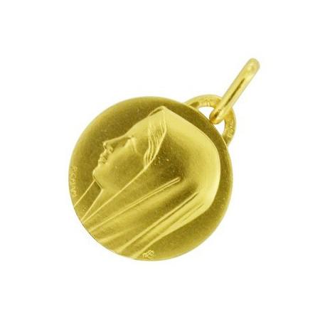 Médaille vierge plaqué or. - Bijouterieonline.com