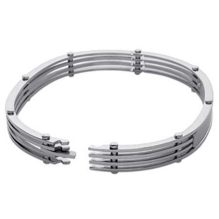 Bracelet en acier ouvrant pour homme. - 2