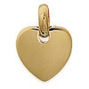 Petit pendentif coeur plaqué or