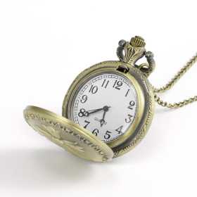 Montre à gousset métal bronze doré vieilli croix. - Bijouterieonline.com